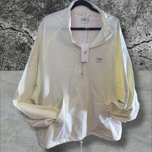 •NWT• Staple Pigeon Jacket Windbreaker Jacket in Bone • 2XL